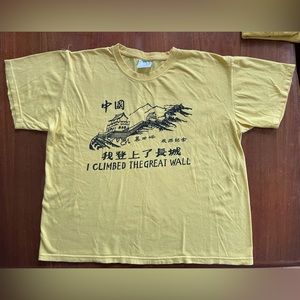 I Climbed The Great Wall T-shirt